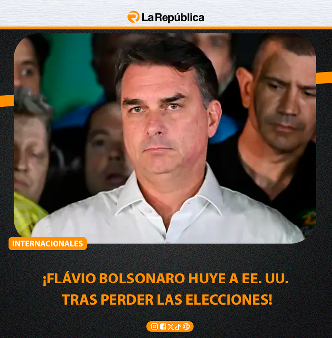 ¡FLÁVIO BOLSONARO HUYE A EE. UU. TRAS PERDER LAS ELECCIONES! - Cover Image
